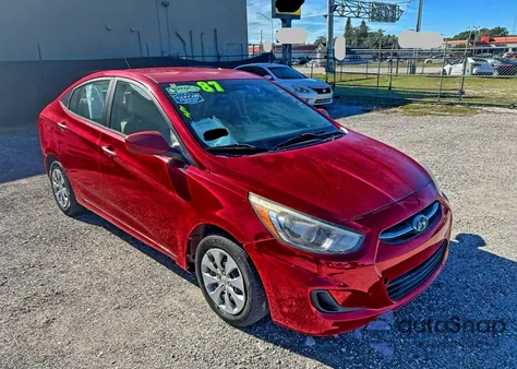 2016 Hyundai Accent Se из США, поврежденный, VIN KMHCT4AEXGU977716